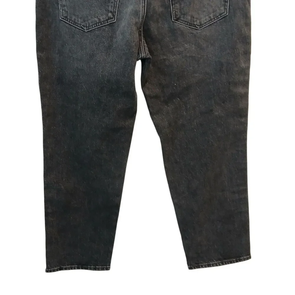 Lucky Brand Mid Rise Sienna Slim Boyfriend Jean Black Silver Glitter 10/30 Y2k‎